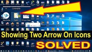 [Solved] Two Blue arrow on desktop Icon and how to remove them??? | Blue arrow on Desktop Icons