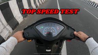 TVS JUPITER TOP SPEED TEST - Reaches Insane Speed In Just Seconds ! 