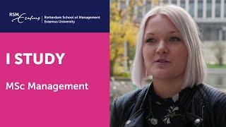 A student on the RSM MSc in Management | Rotterdam School of Management, Erasmus University