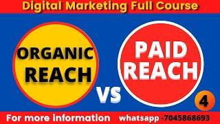 67. organic reach vs paid reach |  google ad account | digital kstar