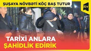 Şuşa şəhərinə növbəti köç karvanı yola salınıb