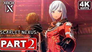 SCARLET NEXUS Gameplay Walkthrough Part 2 FULL GAME [4K 60FPS XBOX SERIES X] - No Commentary