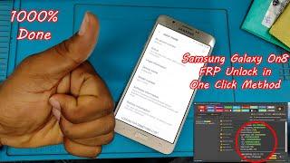 Samsung Galaxy On8 Frp Unlock in One Click Method ️ / Samsung on8 FRP Unlock in Unlock Tool ️