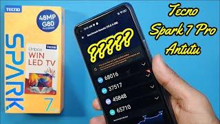 Tecno Spark 7 Pro - ANTUTU BENCHMARK | Helio G80 antutu scores | Spark 7 Pro Antutu Score!!!