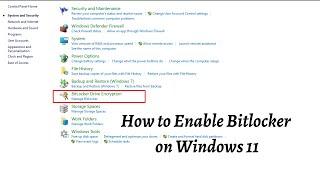 How to Setup/Enable  Bitlocker on Windows 11 | How to Lock Drive on Windows 11 | Techistic Kami