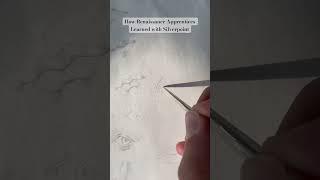 How Renaissance Apprentices Trained with Silverpoint | Part 1 #renaissancedrawing #silverpoint