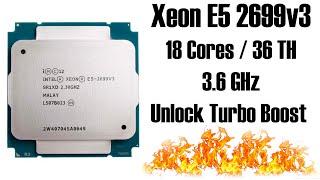 Xeon E5 2699v3 - неистовая мощь на LGA2011-3  36 потоков 3,6GHz  Тест и сравнение с E5 2678v3