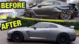 Rebuilding a salvage NISSAN GTR in 10 minutes