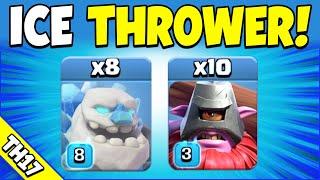 8 x ICE GOLEMS + 10 x THROWERS = WOW!!! TH17 Attack Strategy (Clash of Clans)