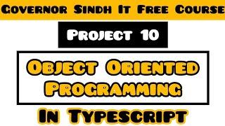 Object Oriented Programming Project in Typescript | OOP CLI Project 10 | Governor's IT Initiative