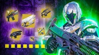 Using Every Exotic TRACE RIFLES to get Flawless in Trials.. (Exotic Roulette)