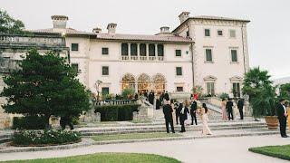 Miami Wedding | Vizcaya Museum and Gardens | A Glam Garden Wedding for Tara & Chris