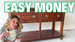 How To Turn Unwanted Furniture Into Money // Quick Side Hustle Tips