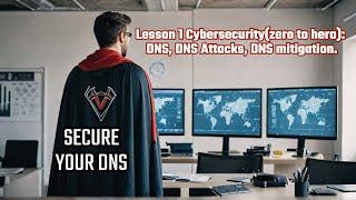 Lesson 1 Cybersecurity(zero to hero): DNS, DNS Attacks, DNS mitigation.