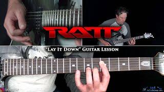 Ratt - Lay It Down Guitar Lesson