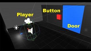 Unity 5 Tutorial : Open door using a 3D button