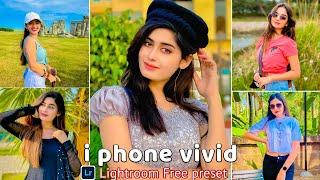 iPhone Vivid Preset | Lightroom Mobile Presets Free DNG & XMP | Lightroom Presets Free Download