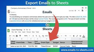 How to Export Gmail to Google Sheets with 1 Click