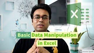 Basic Data Manipulation in Excel 2020