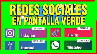 SOCIAL MEDIA - Pantalla Verde Redes Sociales GRATIS Green Screen Lowerthirds | JOEStream