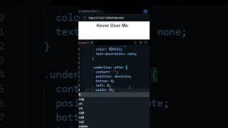 CSS Text Underline Hover Effect | CSS Animation Tutorial