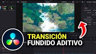 Cómo HACER una Transición de Fundido Aditivo en Davinci Resolve