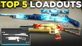 TOP 5 *META* LOADOUTS in WARZONE!  (Warzone Best Class Setups) - BO6