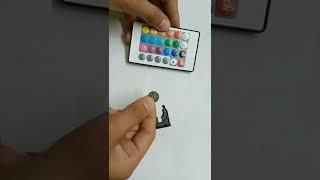 How to eject battery from light changing RGB remote #shorts #trending #must #watch