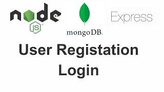 Registration Login form MVC in Node JS Express mongoDB