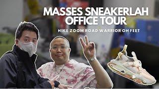 MASSES SNEAKERLAH OFFICE TOUR WITH BRYAN CHIN! NIKE ZOOM ROAD WARRIOR ISPA ON FEET | SHENGYI KOH EP9