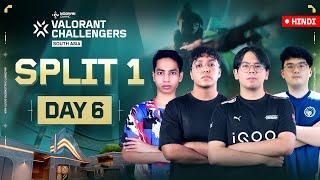 [HINDI] VALORANT Challengers South Asia 2025 Split 1 - Day 6