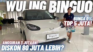 Banting Harga Diskon Sampai 80 Juta⁉️Review Wuling Binguo EV Mobil Listrik Terbaru 2024