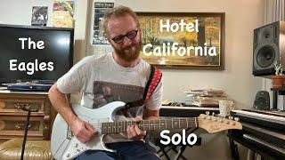 How To Play Hotel California Guitar Solo by The Eagles - Electric Lead Guitar Lesson