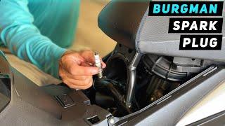 Suzuki Burgman 400 - Spark Plug Replacement 2017-Current | Mitch's Scooter Stuff