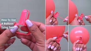 How To Use A Balloon Tying Tool | DIY | Tableclothsfactory.com