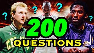 200 Burning Questions About The NBA and Its History (A 200k Thank You)