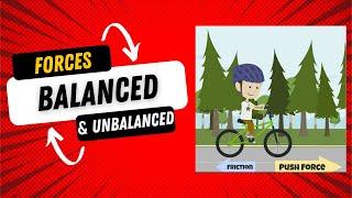 What are Balanced & Unbalanced Forces | Laws of Motion Physics