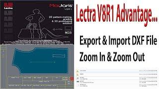 Lectra V8R1 Advantage | How to make DXF FILE By Lectra Software | DXF | Lectra Modaris File Convert