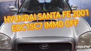 отключение иммо HYUNDAI SANTA FE 2001 ЕDC15C7 Immo OFF