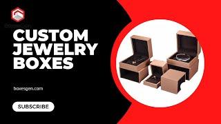 Custom Jewelry Boxes - BoxesGen #jewelryboxmanufacturer