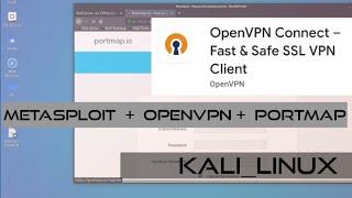 How To Setup And Config OpenVpn In Kali Linux || Portmap+Metasploit