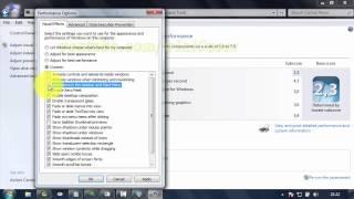 Windows 7 Ultimate : How to Disable or Enable animations in the taskbar and start menu