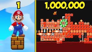 1 vs 1,000,000 Blocks in Mario Maker 2