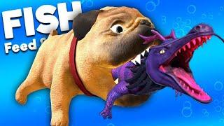 MYTHICAL DRAGON MONSTER vs. GIANT PUG FISH! | Feed And Grow Fish