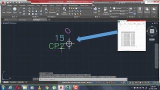 How to import the points ( with co-ordinates) from excel to autocad with or without labels.