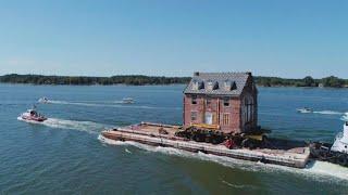 The Incredible Way This Man Moved Historic Home Across River