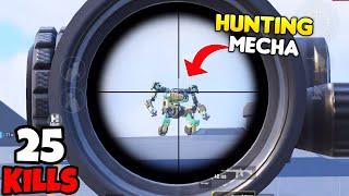 Hunting Every Single Mecha Robot in The Map • (25 KILLS) • BGMI Gameplay