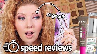 New Makeup I've Been Testing! SPEED REVIEWS