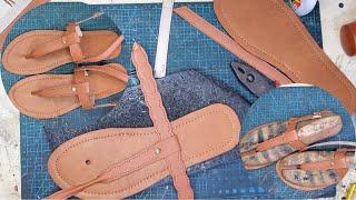 How to make female sandals