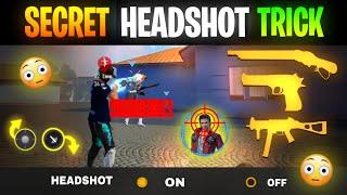 Top 3 Secret Headshot Trick 99% Player Don't know  | Free Fire